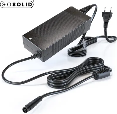 Immagine prodotto di GO SOLID! Caricabatterie 42 compatibile con Veloci Solid bicicletta elettrica (3 poli)