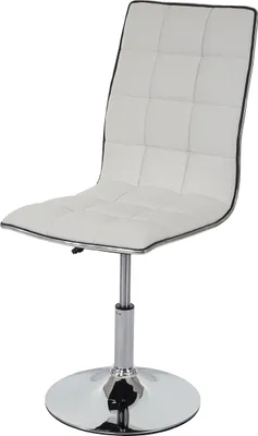 Produktbild von Esszimmerstuhl | HxBxT 103x43x54cm | Sitzhöhe 41cm | Kunstleder | Weiß | Stuhl Küchenstuhl