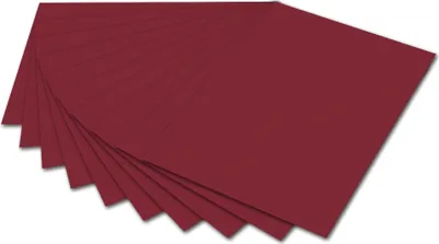 Produktbild von Folia Paper - Fotokarton Folia 2Z 50x70cm 300gr Nr22 Bordeaux Rd | Außenschachtel ein 10 Stück