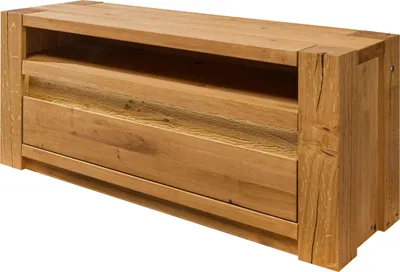 Produktbild von MASSIVMOEBEL24 TV-Board Wildeiche 123x40x53 braun geölt KENT #309