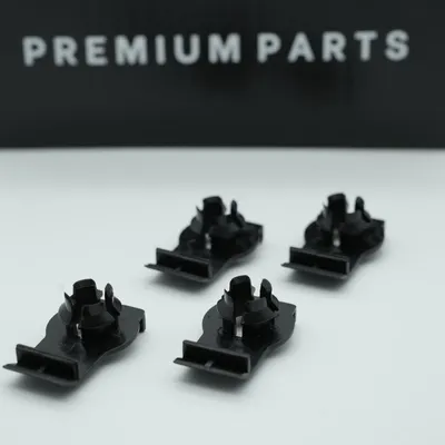 Zdjęcie produktu dla Zestaw naprawczy klipsów mocujących mechanizmy podnoszenia szyb, 4 sztuki, przód i tył, do samochodów BMW E46 i E53