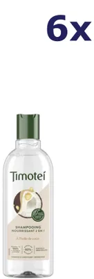 Produktbild von 6x Timotei Shampoo - 300ml - met kokosolie 2in1