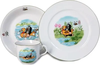Produktbild von Thun 1794 Maulwurf und Ente, Kinderset, Thun, 3 Stück
