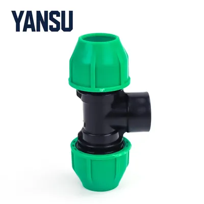 Produktbild von PE T-Stück mit Innengewinde, PE Rohrverbinder 20 mm,3/4 Zoll Wasserrohr Fittin