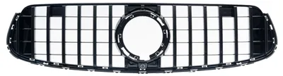 Image de Grille de radiateur noir brillant pour Mercedes-Benz Classe GLC (X253), modèles de 2019 à 2023