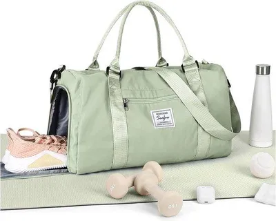 Image de Sac de sport imperméable avec compartiment à chaussures pour femmes et hommes
