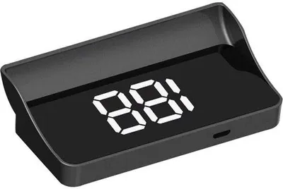 Immagine prodotto di Display automatico da cruscotto, indicatore di velocità digitale universale, quadro strumenti intelligente, indicatore di velocità digitale, contagiri, indicatore km/h, bianco