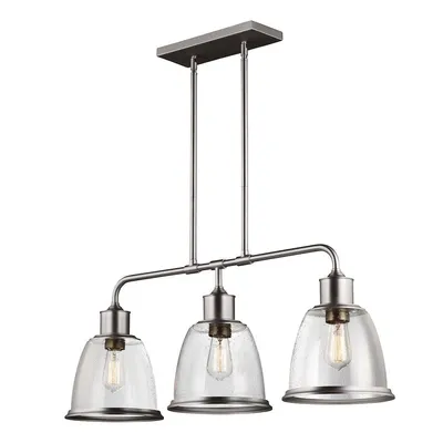 Produktbild von Elstead Hobson Kronleuchter E27 3-fach Satiniertes Nickel