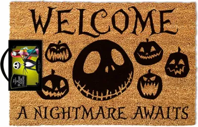 Zdjęcie produktu dla Maty wejściowe PYRAMID - Doormat Disney Nightmare Before Christmas, Premium Akcesorium