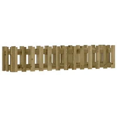 Produktbild von vidaXL Hochbeet Lattenzaun-Design 150x30x30 cm Kiefernholz Imprägniert