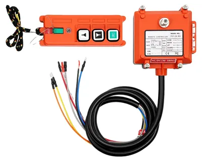 Image de Télécommande industrielle sans fil, conception ergonomique, performances robustes, orange