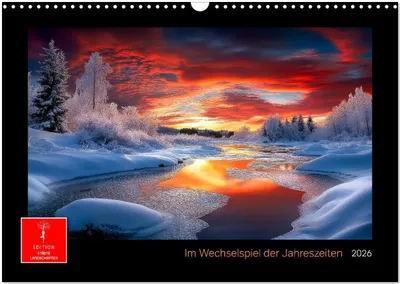 Produktbild von Im Wechselspiel der Jahreszeiten (Wandkalender 2026 DIN A3 quer), CALVENDO Monatskalender