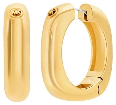 Produktbild von Michael Kors Creolen Ohrringe Quadratisch Metall Gold-Ton MKJ8603710