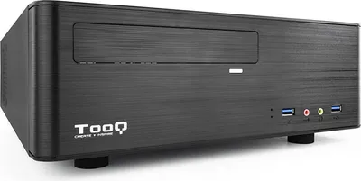 Produktbild von TooQ TQC-3006DU3C, Desktop, PC, Schwarz, micro ATX, Mini-ITX, SGCC, Heimbüro