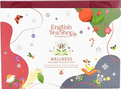 Produktbild von WEIHNACHTSTEEKOLLEKTION  PYRAMIDEN (WELLNESS – 3 GESCHMACKSRICHTUNGEN) (12 x 2 g) 24 g (SAISONPRODUKT) - ENGLISCHER TEESHOP