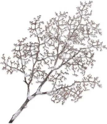 Produktbild von Silk-ka Kunstblume-Kunstzweig Holzzweig Schneebraun 81 cm