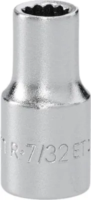 Produktbild von Facom 12-kant Steckschlüssel 1/4" auf 7/32"