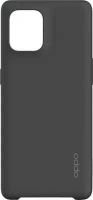 Produktbild von Oppo, Schutzhülle für Find X3 Pro aus hartem Silikon, Schwarz