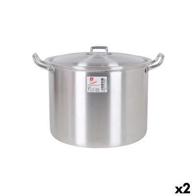 Obrázek produktu pro Hrnec na vaření s poklicí Hliník 36 x 30 x 26 cm (2 kusy)