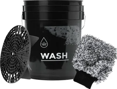 Produktbild von Wascheimer 20 Liter mit Schmutzsieb und Auto-Waschhandschuh