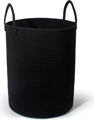 Zdjęcie produktu dla SYLANDO Kosz na pranie z uchwytem - Kosz do przechowywania w pokoju dziecięcym 38x50cm