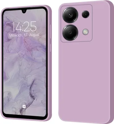 Produktbild von Hülle für Xiaomi Redmi Note 13 Pro 5G Case Cover Bumper Silikon Softgrip Schutzhülle Farbe: Lila