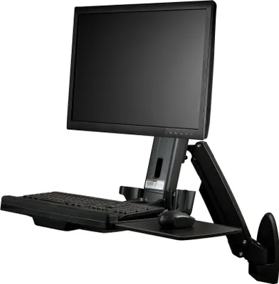 Zdjęcie produktu dla StarTech.com WALLSTS1, Czarny, 61 cm (24"), 8 kg, Ściana, 75 x 75,100 x 100 mm, 2,5 kg