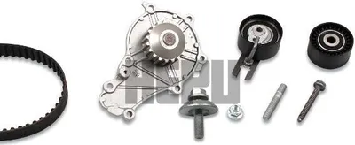 Produktbild von HEPU PK08030 Zahnriemensatz + Wasserpumpe für FORD Fiesta Mk6 Schrägheck (JA8, JR8) Fiesta Mk5 Schrägheck (JH1, JD1, JH3, JD3) Focus II Schrägheck