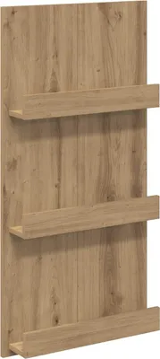 Obrázok produktu pre vidaXL Stojan na časopisy Artisan dub 51 x 11 x 102 cm Materiál na báze dreva