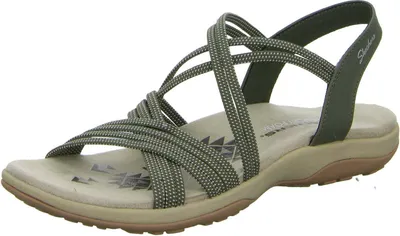 Produktbild von Skechers Reggae Slim - Turn It Up - Olive Textil Größe: 38 Normal