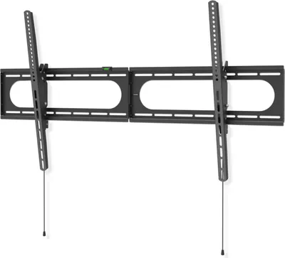 A black TV wall mount is shown against a white background.