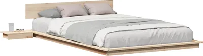 Obrázek produktu pro vidaXL Rám postele hnědý 140 x 190 cm dřevo