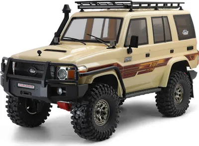 Zdjęcie produktu dla Metal EX86190 Simulation Climbing Car Toys LC76 Zdalne sterowanie Four-Wheel Drive Off- road Pojazd + Bagażnik Rack Lekki Lampa Model Krzyk pustyni