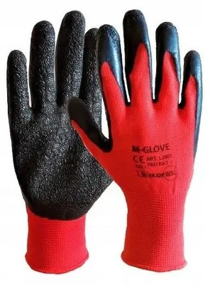 Produktbild von M-Glove rtepo Arbeitshandschuhe Latex-beschichtet Gr. 9