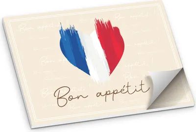 Produktbild von itenga Tischset FRANKREICH 50 Blatt Papier DIN A3
