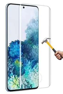 Produktbild von ino für Samsung Galaxy S20Ultra Schutzglas 3D Panzerglas volle Abdeckung transparent Full Displayfolie Glasfolie 9H Schutzfolie Hartglas S20 Ultra