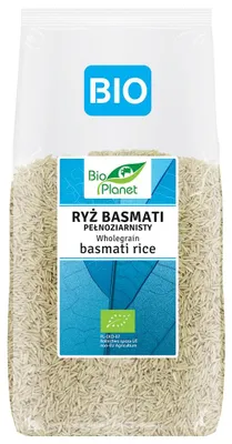 RYŻ BASMATI PEŁNOZIARNISTY BIO 500 g - BIO PLANET