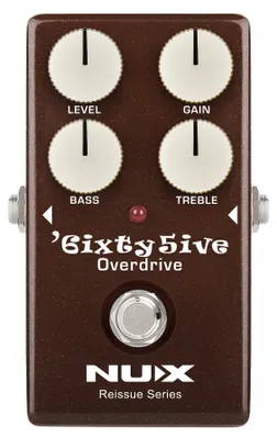 Produktbild von NUX 6ixty5ive Overdrive-Pedal für Gitarre Magic-6-Sound 121x77x48mm