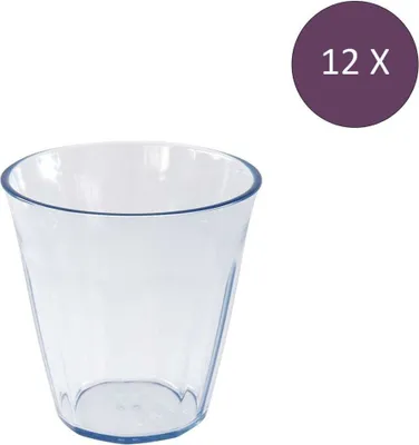 Zdjęcie produktu dla Koziol Nora Kubek 150 ml przezroczysty niebieski Zestaw 12 sztuk