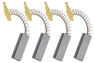 Kohlebürsten 4 Stück, 6,3x11x32 mm für Staubsauger