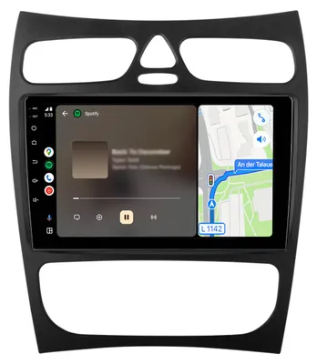 Obrázok produktu pre Autorádio Carplay pre Mercedes-Benz CLK W209 C209 s Androidom, GPS navigáciou, Wi-Fi, DAB+, SWC, RDS, DSP, USB a Bluetooth, 2+64 GB