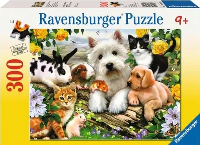 Produktbild von Ravensburger Puzzle XXL 300 Teile Glückliche Tiere Lernspielzeug