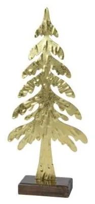Produktbild von Baum Eisen l5b14h31.5 cm Gold Weihnachten Decoris
