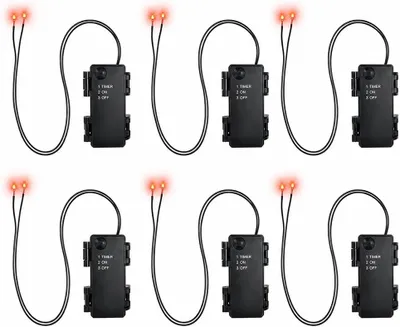 Productafbeelding van 6 stuks Halloween-LED-lichtoogjes, LED-oogjes voor Halloween