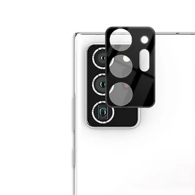 Produktbild von 1x Kamera 9H Panzerhartglas für Samsung Galaxy Note 20 Ultra 3D KLAR Schwarzes ECHTES TEMPERED Panzerglas Kameraglas Kamerhartglas Kameraschutzglas Schutzglas Schutzfolie Panzerfolie