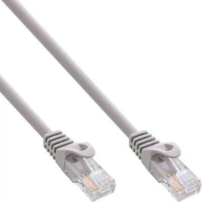 Produktbild von InLine® Patchkabel, U/UTP, Cat.5e, grau, 20m