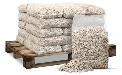 Produktbild von Galamio Calcit Splitt 20kg x 25 Sack 500kg Palette