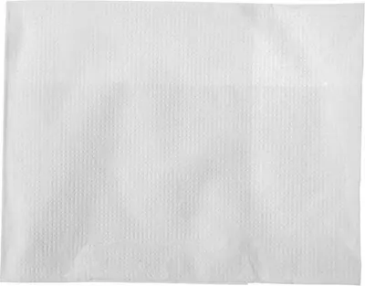 Obrázek produktu pro Jednovrstvé bílé ubrousky, 12 x 9 cm (6000 kusů)