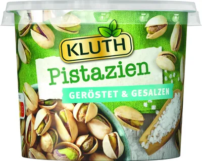 Produktbild von Kluth Pistazien geroestet und gesalzen knackig und voll im Geschmack