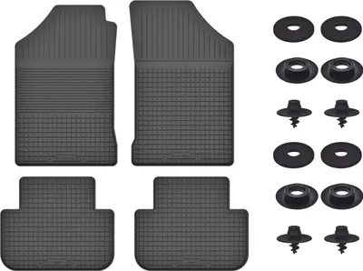Produktbild von Gummimatten Mit Stoppern Für: Volvo 940 / 960 (1991-1998) Schwarz Set